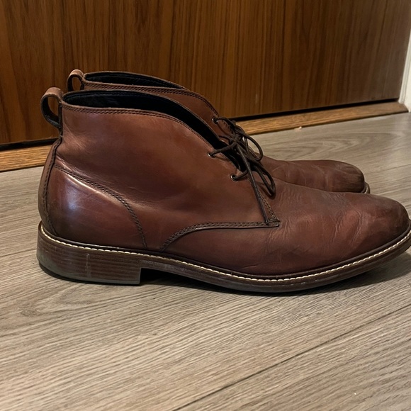 Cole Haan Men's Kennedy Grand Chukka II Boot MAHOGANY SOFT LEATHER LIGHTWEIGHT - Picture 3 of 6